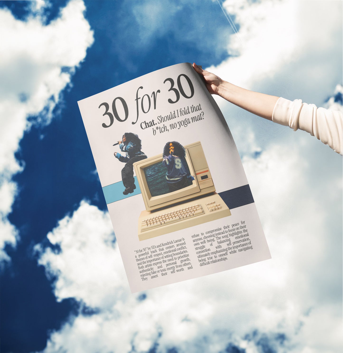 Sza "30 for 30" Poster