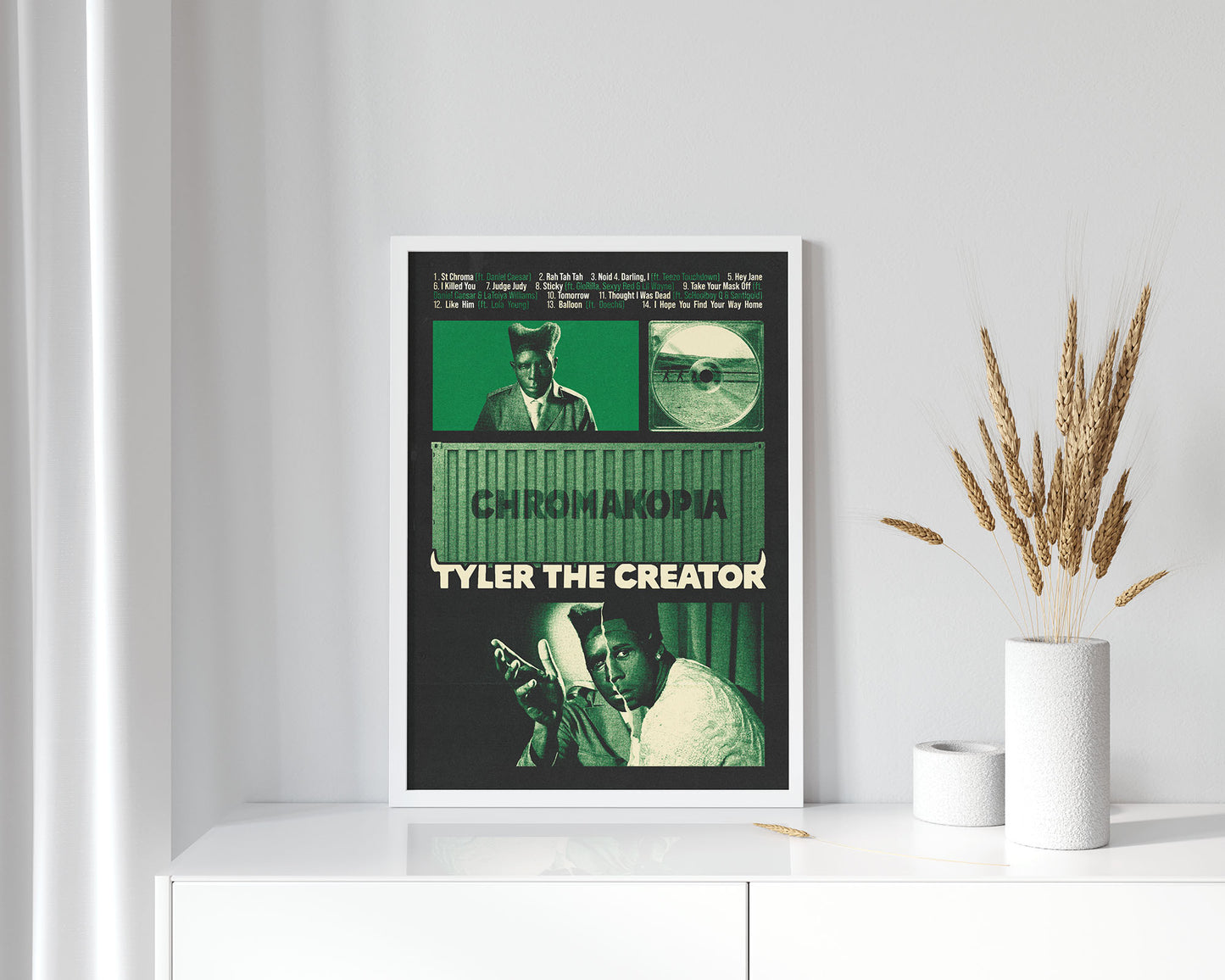 Tyler the Creator Album Poster "Chromakopia"