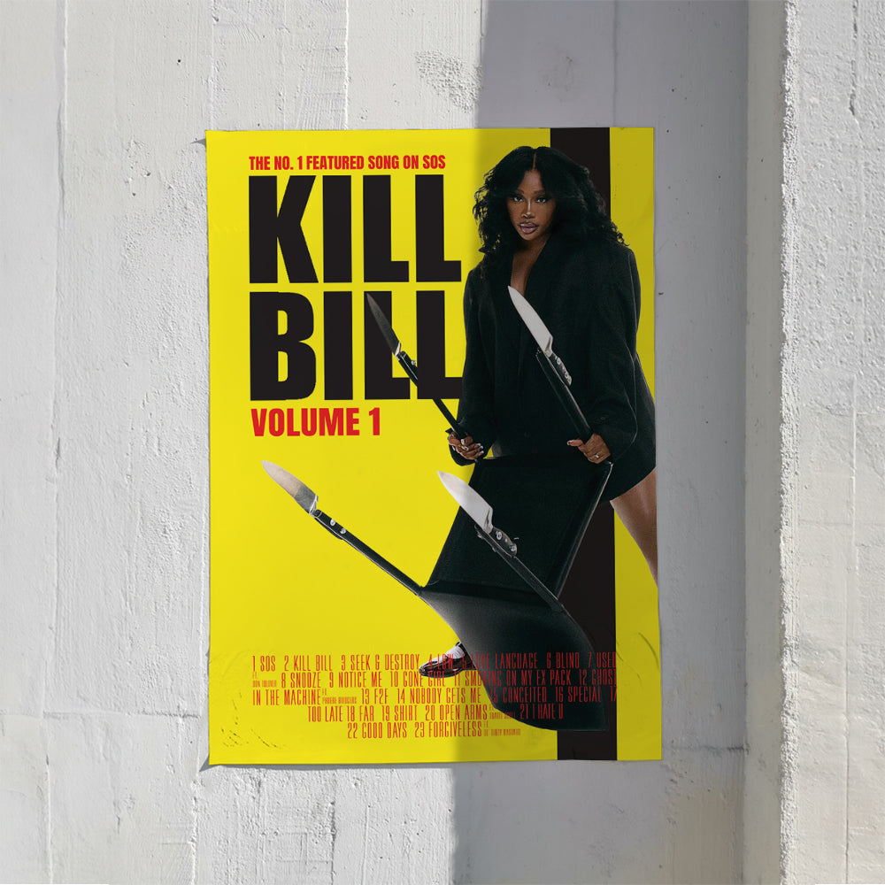 Sza "Kill Bill" Song Cover Art Poster