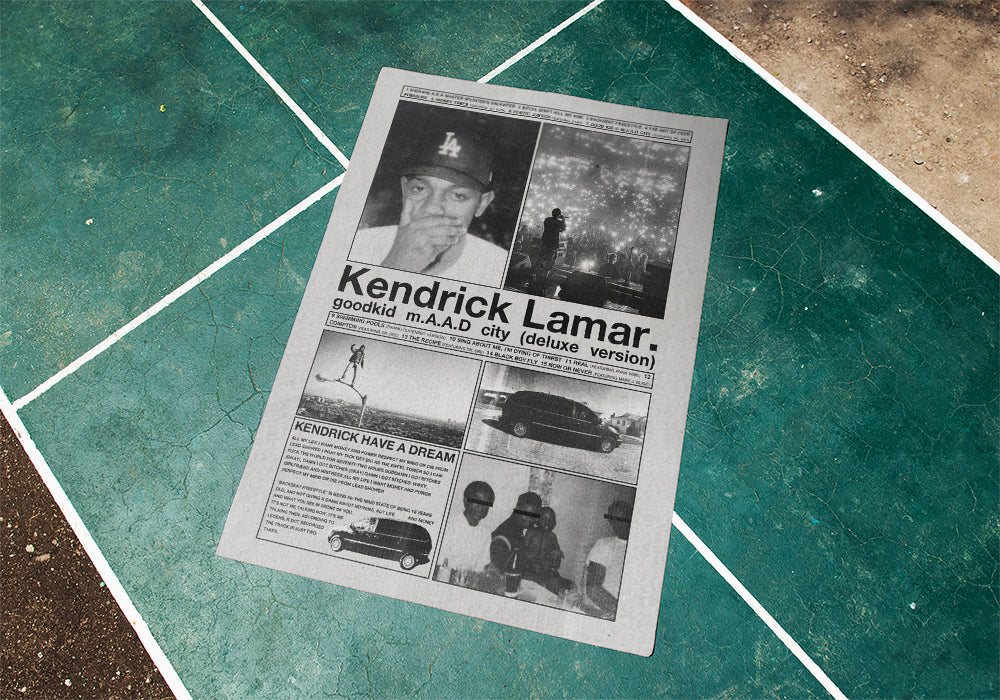 Kendrick Lamar "Good Kid M.A.A.D City" Poster