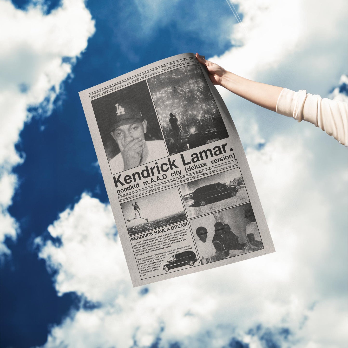 Kendrick Lamar "Good Kid M.A.A.D City" Poster