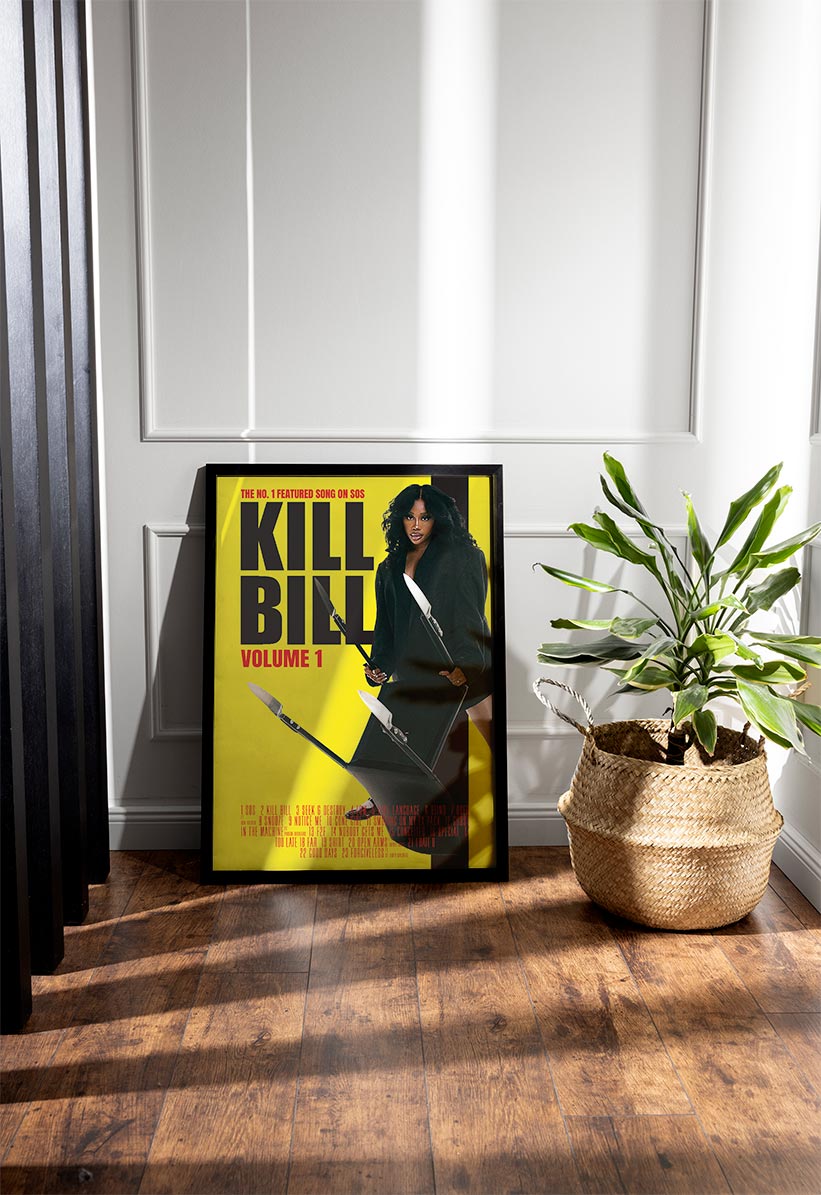 Sza "Kill Bill" Song Cover Art Poster