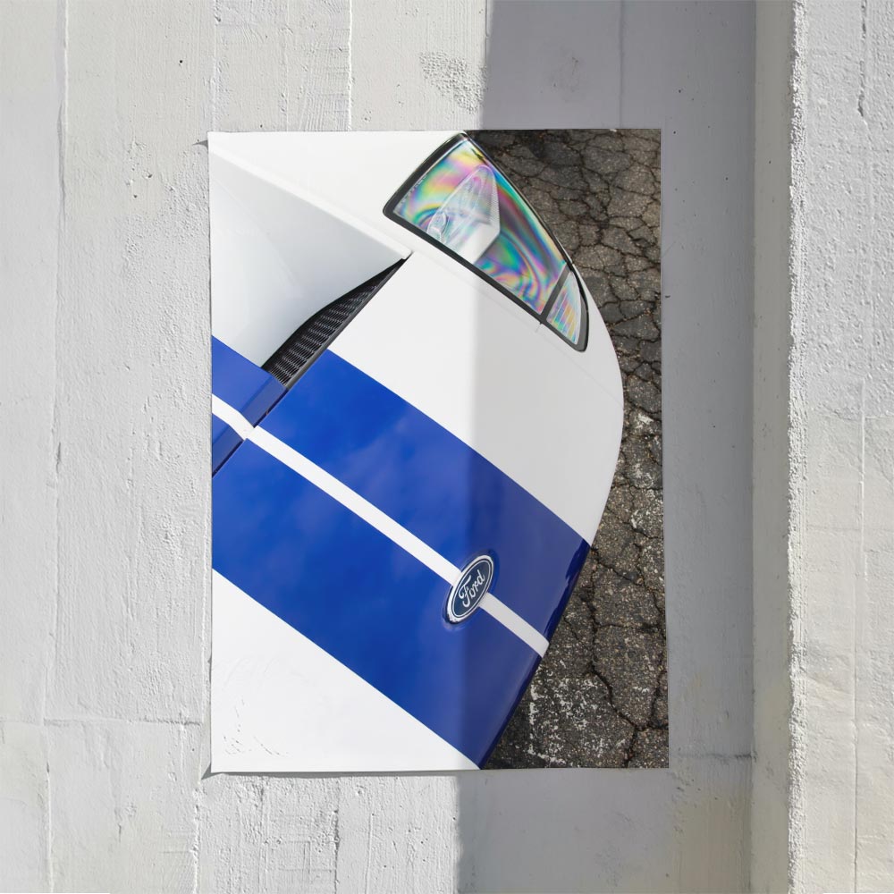 Blue Striped Ford GT