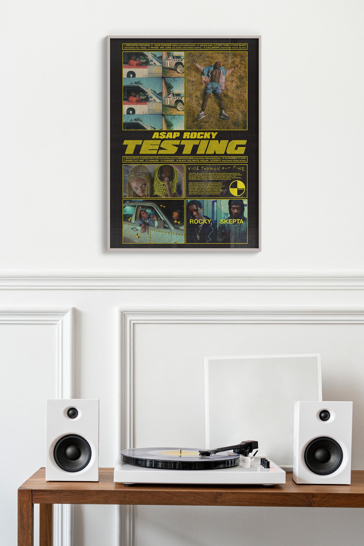 Asap Rocky "Testing" Poster