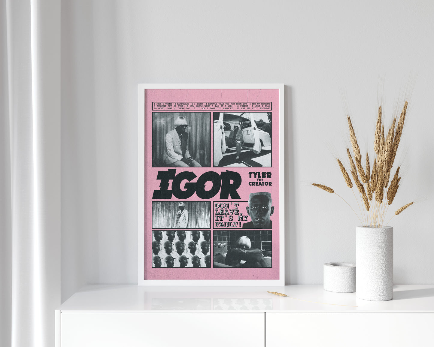 Tyler the Creator Album Poster "IGOR"