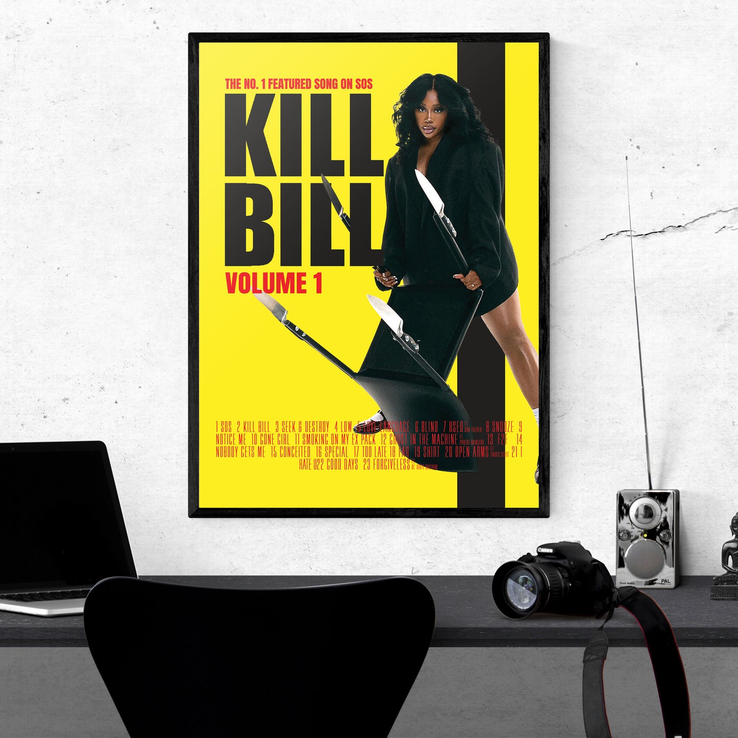 Sza "Kill Bill" Song Cover Art Poster