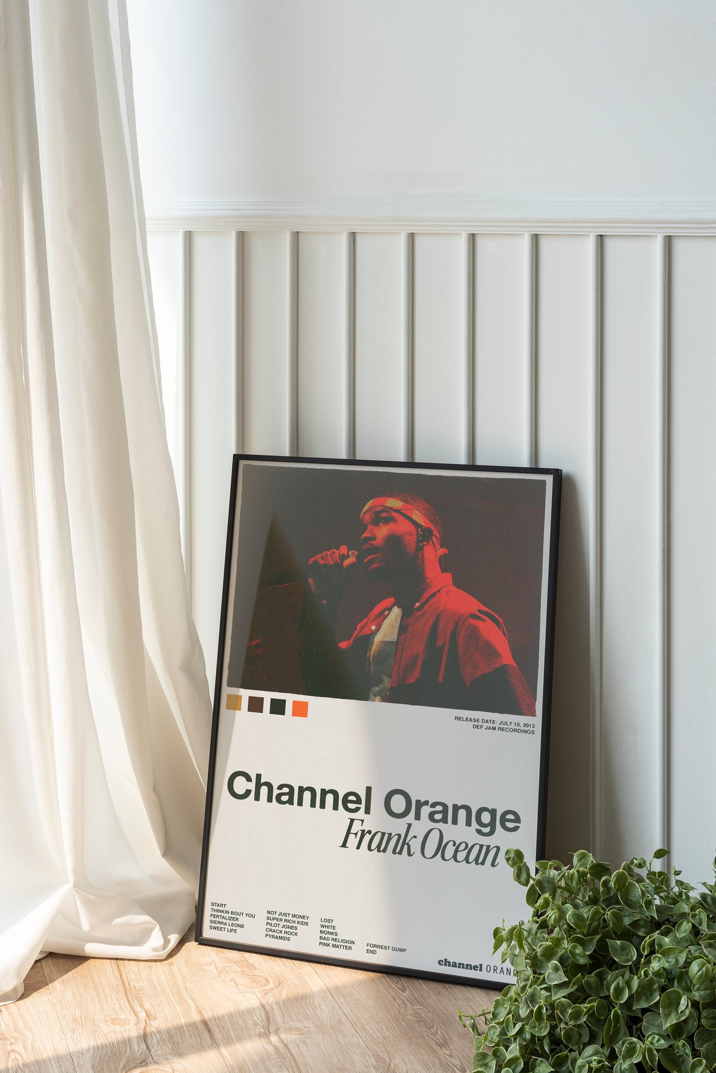 Frank Ocean "Channel Orange" Album Cover Poster