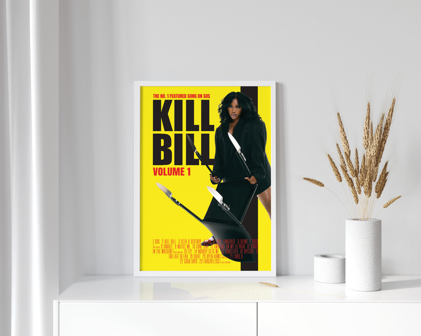 Sza "Kill Bill" Song Cover Art Poster
