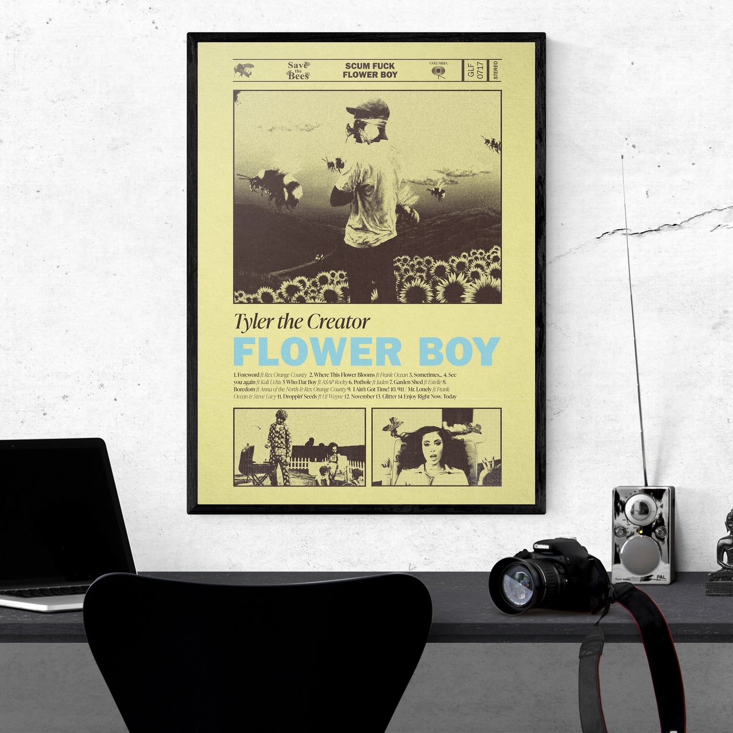 Tyler the Creator "Flower Boy" Poster
