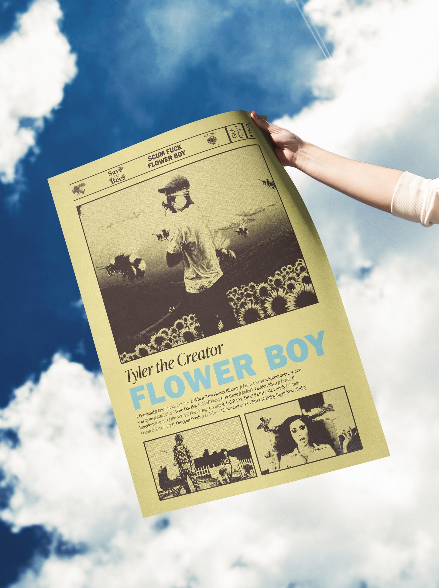 Tyler the Creator "Flower Boy" Poster