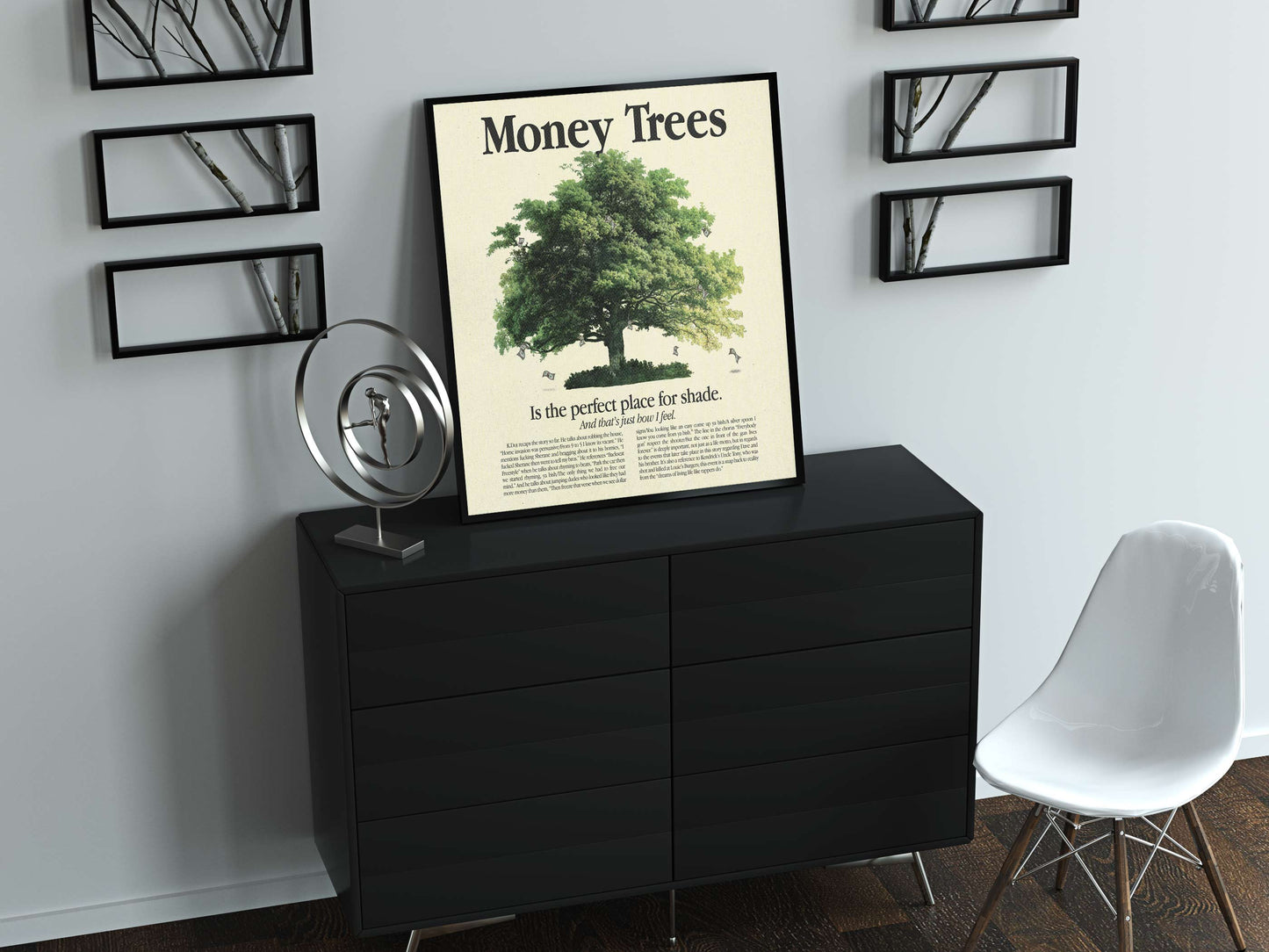Money Trees Kendrick Lamar Vintage Advertising Poster