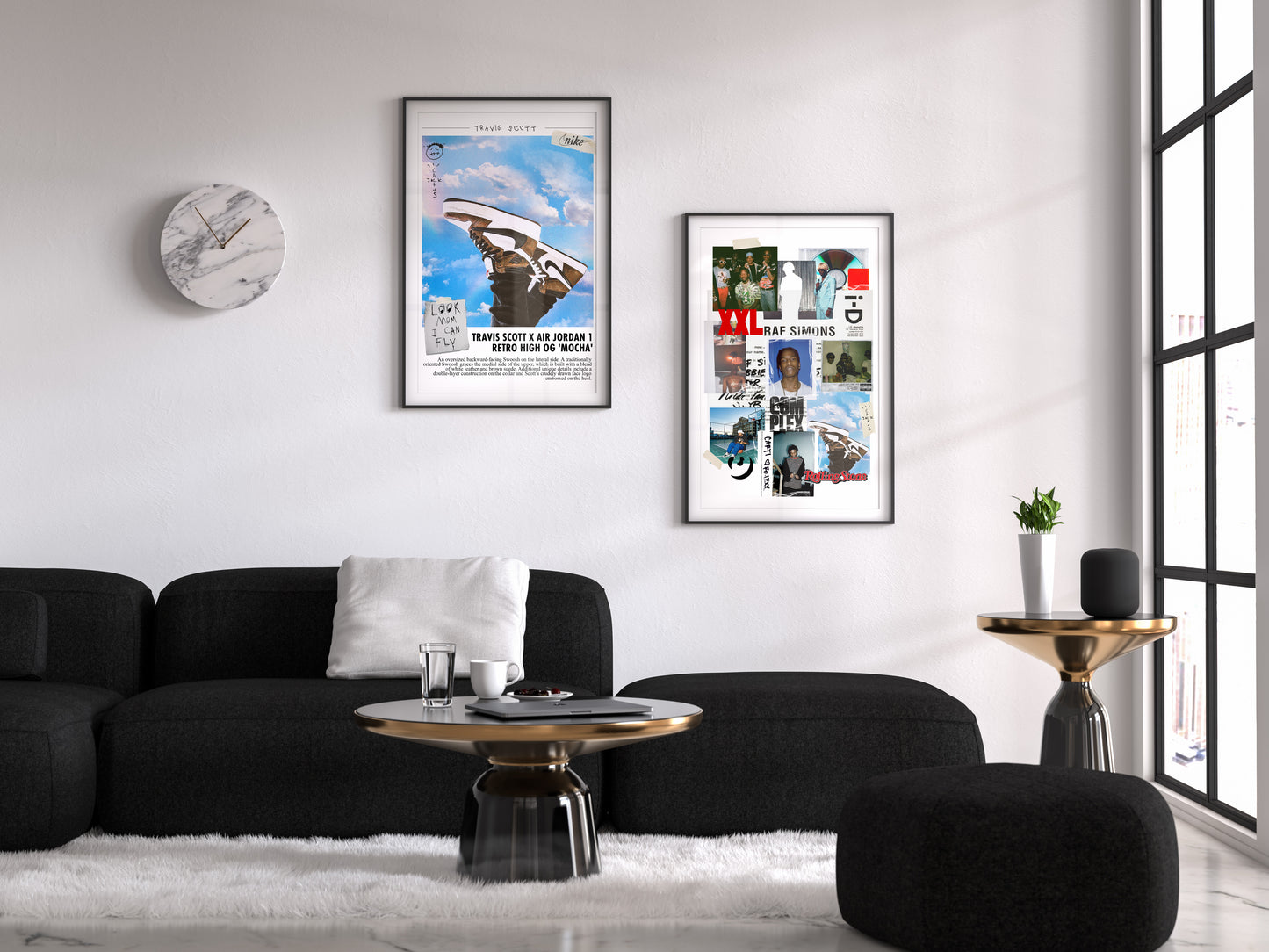 Sneakerhead Poster Retro Air Jordan 1 Low Mocha Reverse