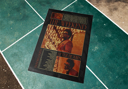 The Weekend "After Hours" Album Cover Poster