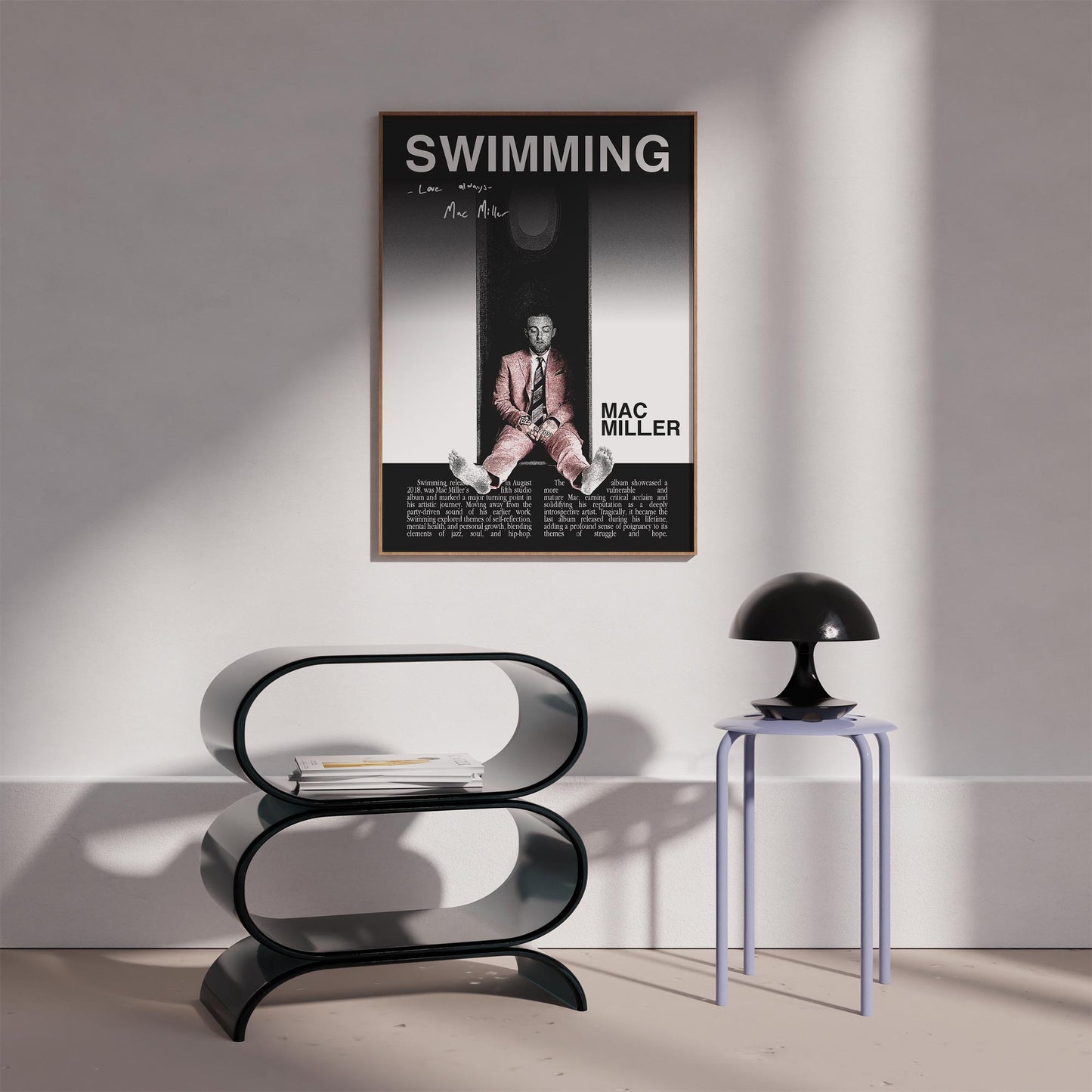 "Swimming" Mac Miller Poster