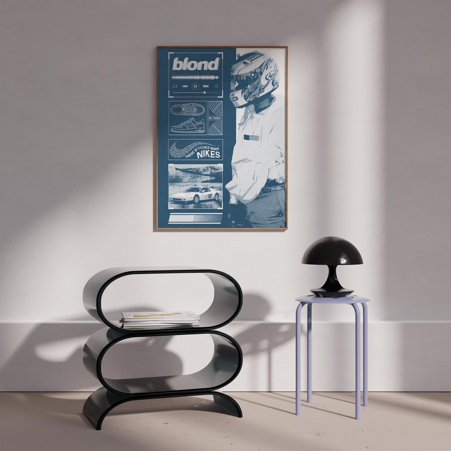 Frank Ocean "Blonde Blueprint" Poster