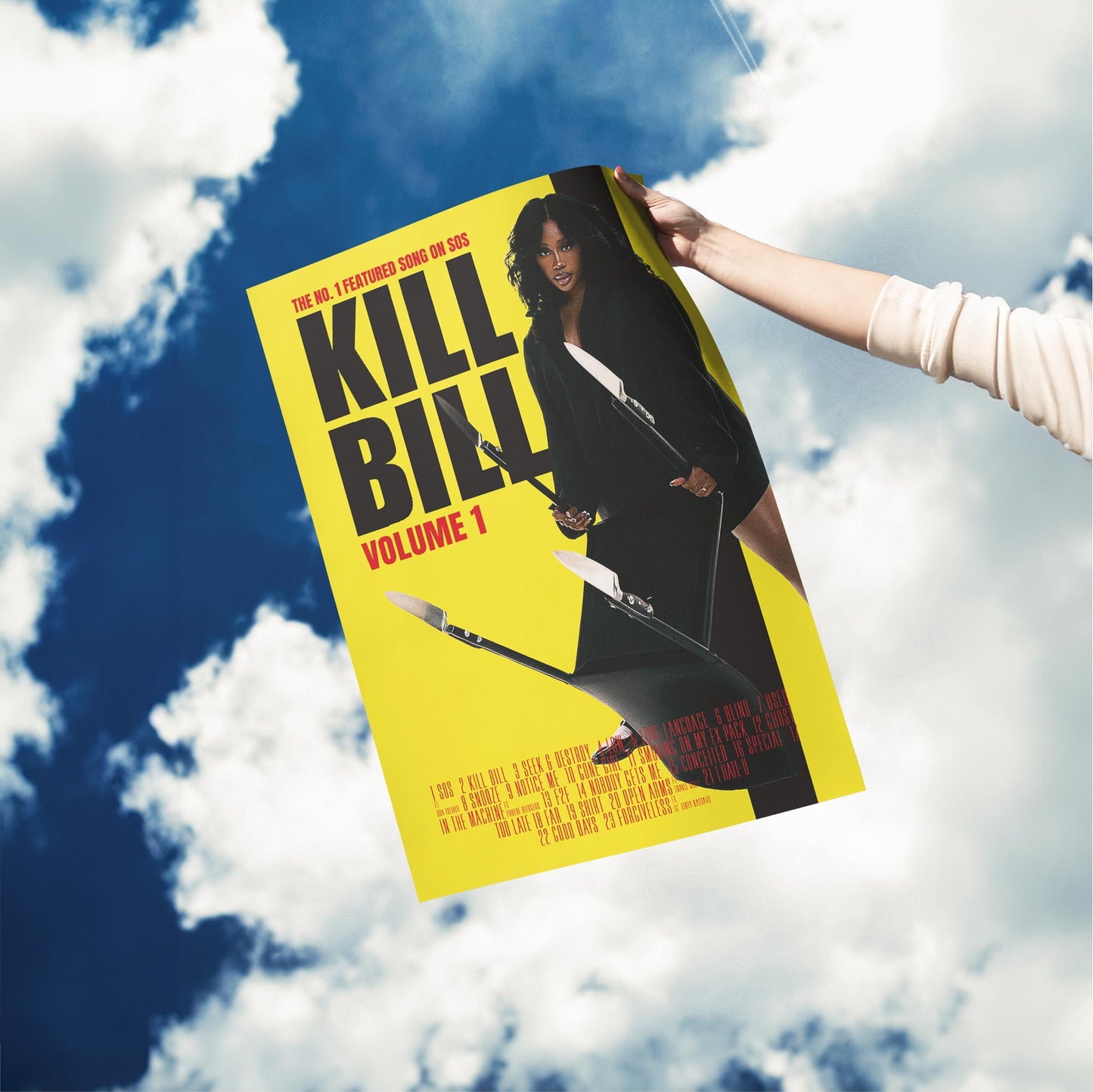 Sza "Kill Bill" Song Cover Art Poster