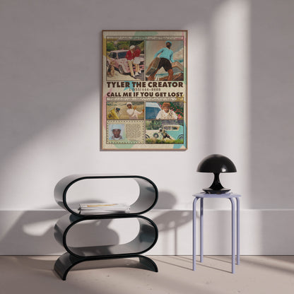 Tyler the Creator Album Poster "Call Me If You Get Lost"