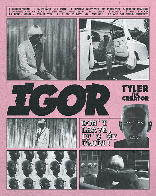 Tyler the Creator Album Poster "IGOR"