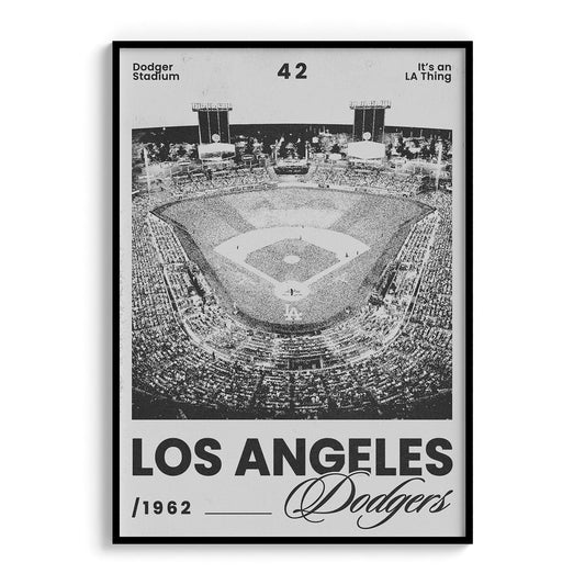 Los Angeles Dodgers Newspaper Print