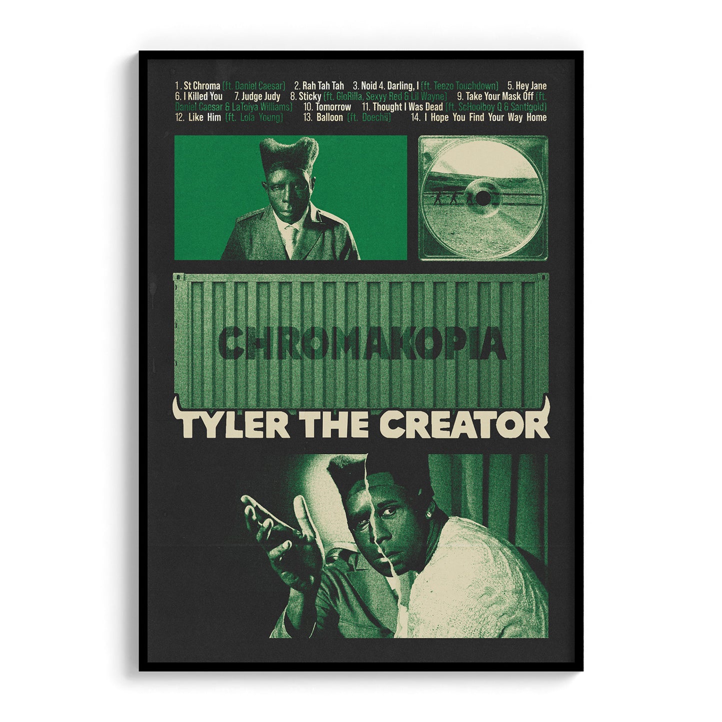 Tyler the Creator Album Poster "Chromakopia"