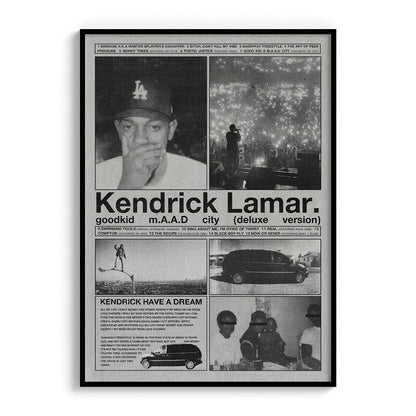 Kendrick Lamar "Good Kid M.A.A.D City" Poster