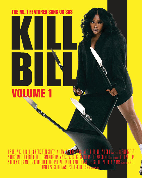 Sza "Kill Bill" Song Cover Art Poster