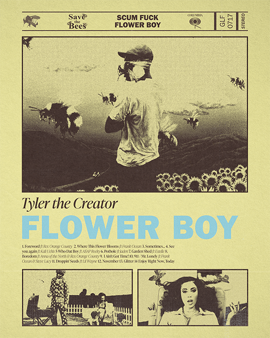 Tyler the Creator "Flower Boy" Poster
