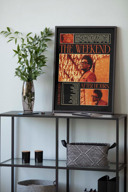 The Weekend "After Hours" Album Cover Poster