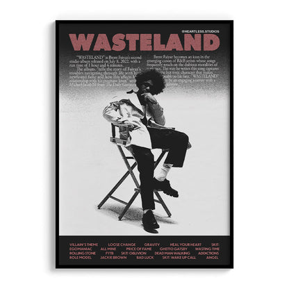 Brent Faiyaz "Wasteland" Album Cover Poster