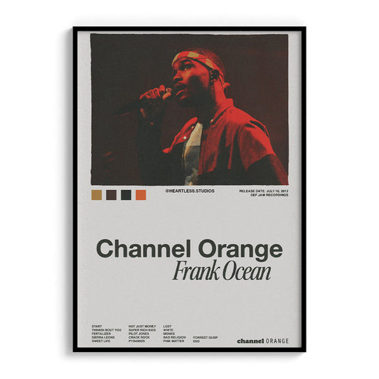 Frank Ocean "Channel Orange" Album Cover Poster