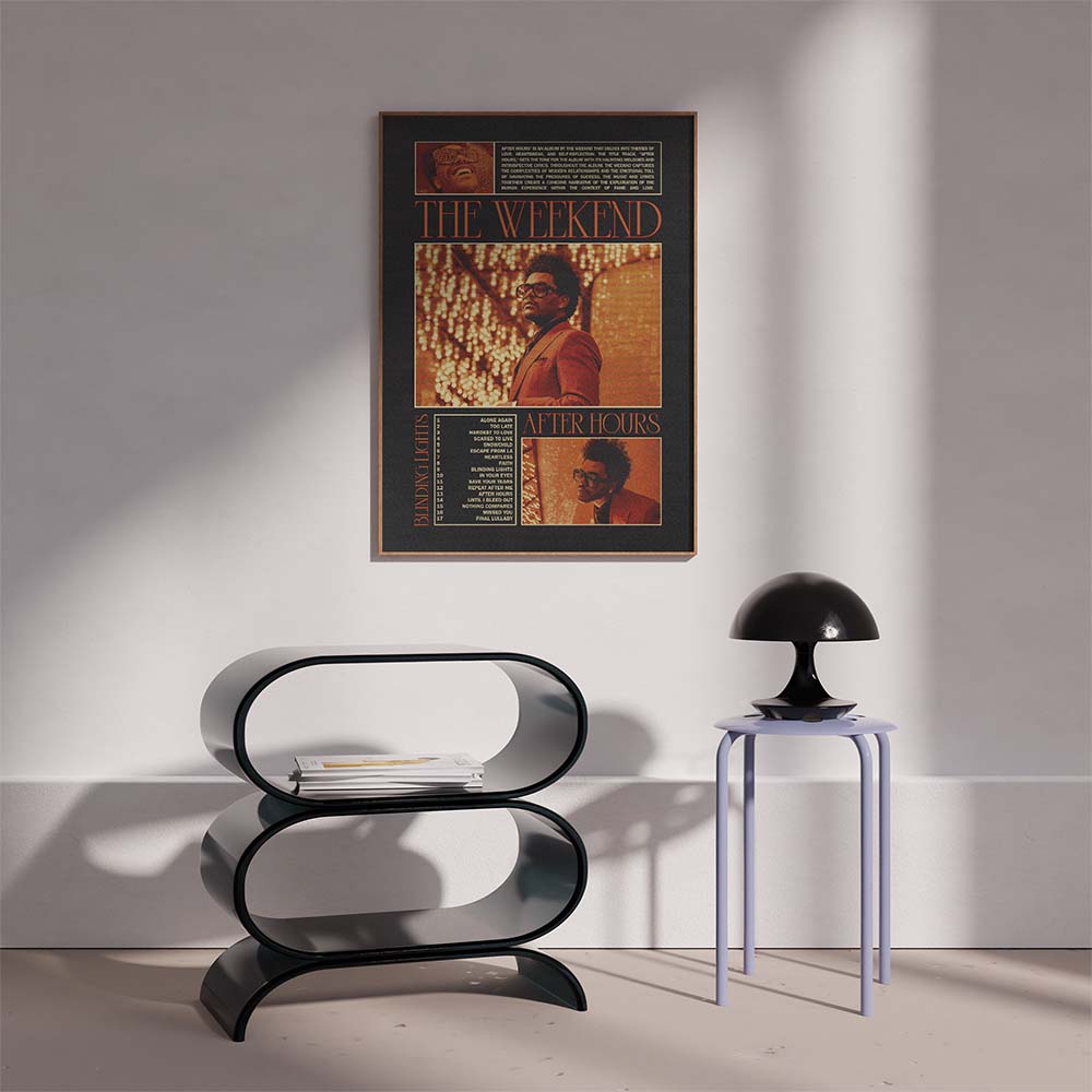 The Weekend "After Hours" Album Cover Poster
