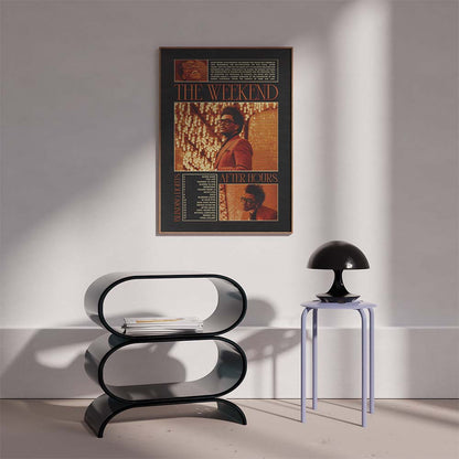 The Weekend "After Hours" Album Cover Poster