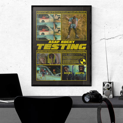 Asap Rocky "Testing" Poster