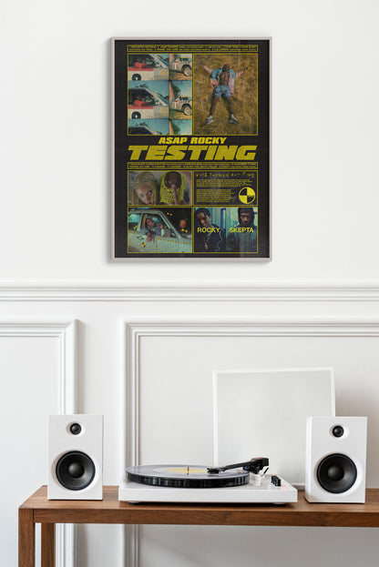 Asap Rocky "Testing" Poster