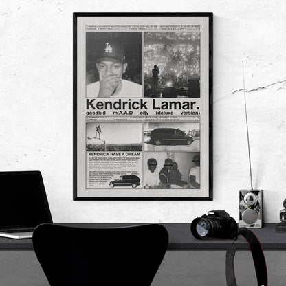 Kendrick Lamar "Good Kid M.A.A.D City" Poster
