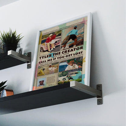 Tyler the Creator Album Poster "Call Me If You Get Lost"