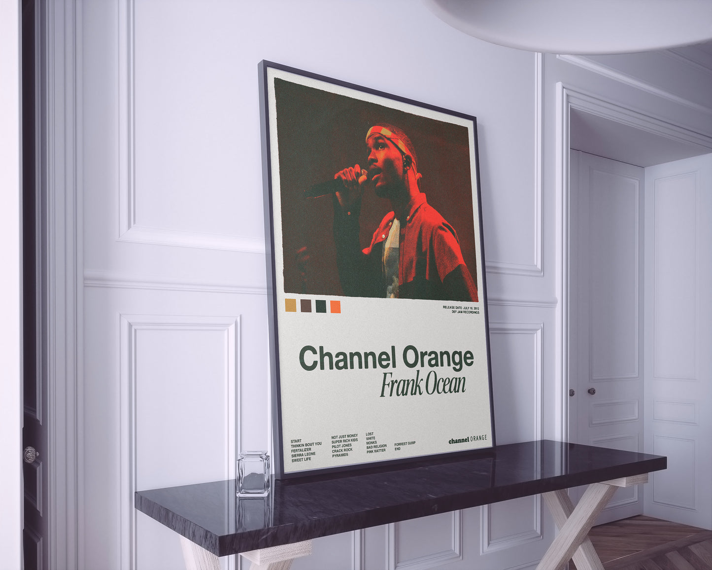 Frank Ocean "Channel Orange" Album Cover Poster