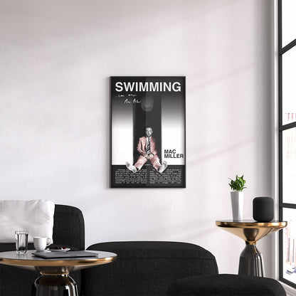 "Swimming" Mac Miller Poster