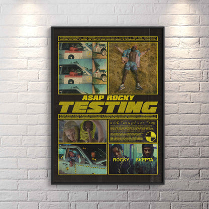 Asap Rocky "Testing" Poster