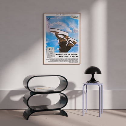 Sneakerhead Poster Retro Air Jordan 1 Low Mocha Reverse