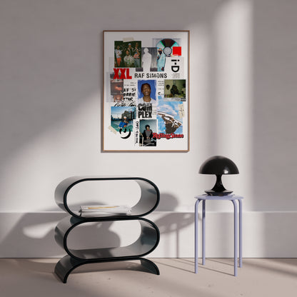 Streetwear & Rappers Music Collage Poster