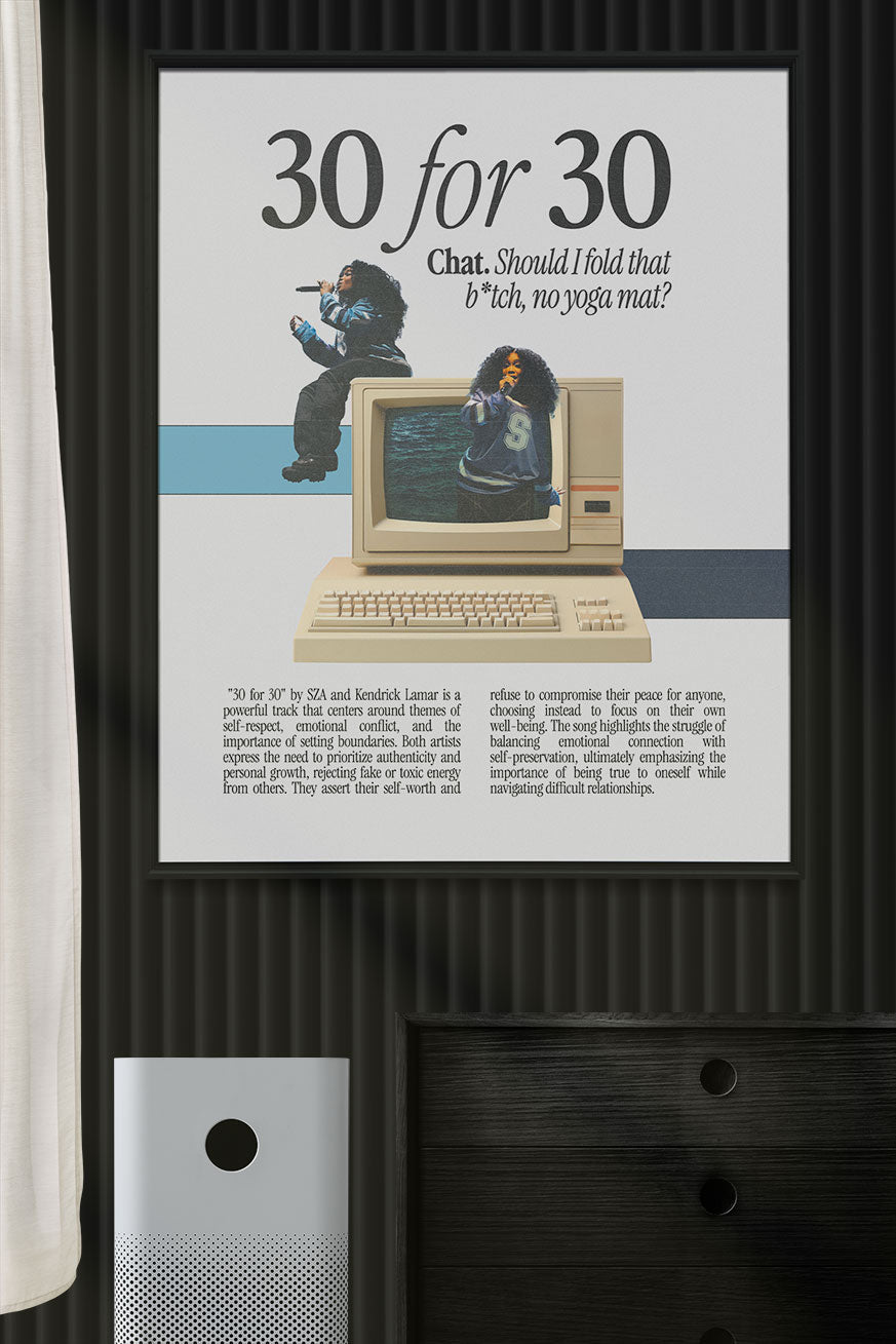 Sza "30 for 30" Poster